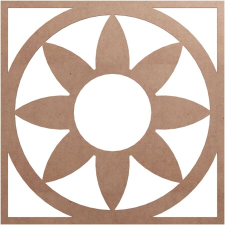 Ekena Millwork Blume Wood Fretwork Pierced Ceiling Medallion, Wood (Paint Grade), 32"OD x 11 1/8"ID x 3/8"T CMWP32X32X0375BLMF